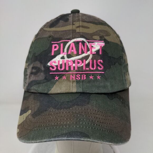 Planet Surplus NSB Strapback Hat Camo OSFA Embroidered Port Authority - Picture 2 of 7